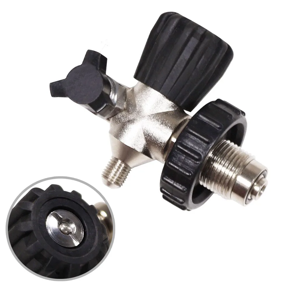 Adapter zum Nachfüllen des Tauchflaschenventils G5/8-14 auf 7/16-20 UNF Edelstahl-Lufttank-Ladeanschluss für Tauchausrüstung – Detail 10