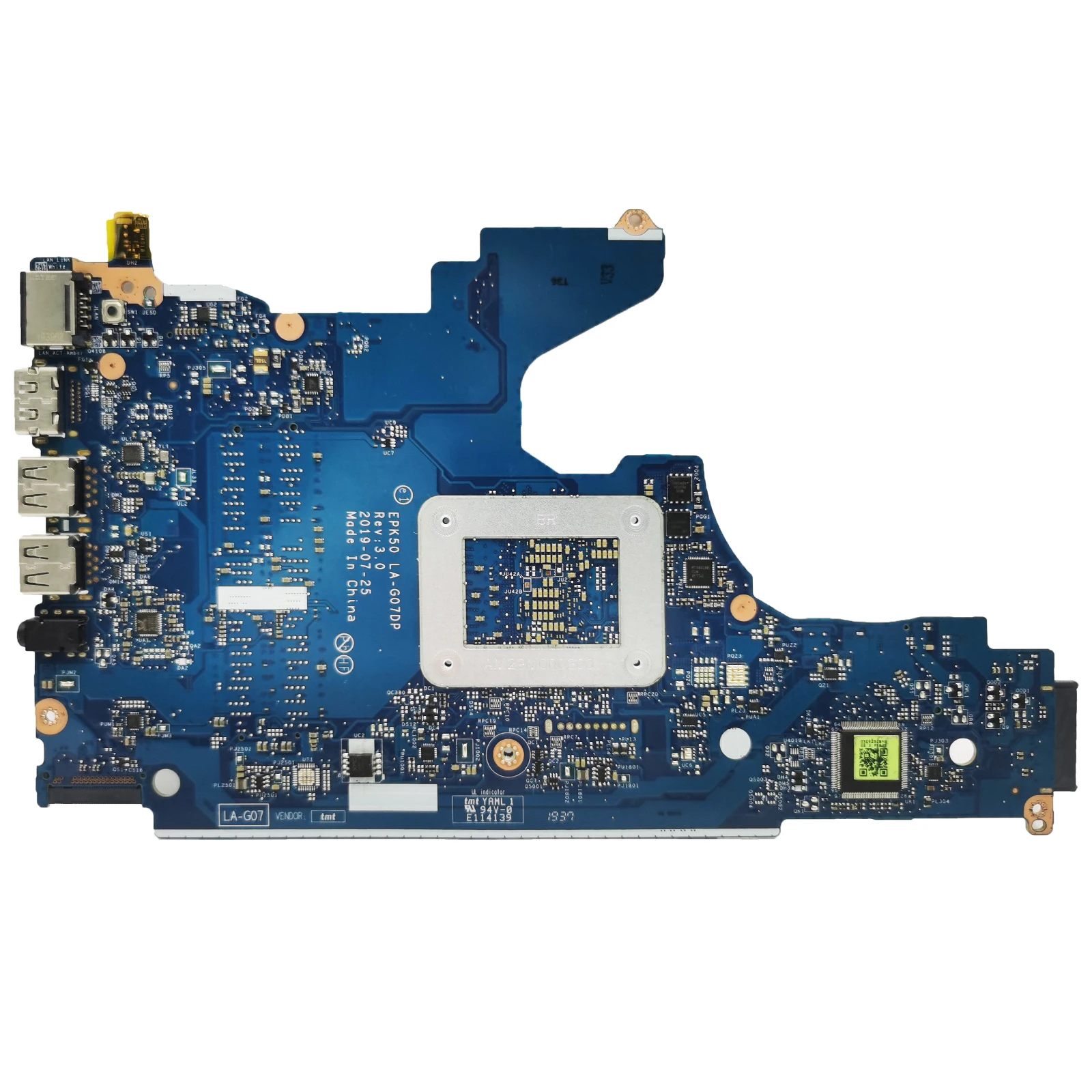 For HP Pavilion 15-DA 15T-DA 250 G7 Laptop Motherboard EPK50 LA-G07DP L20373-601 i3-7020U SR3LD DDR4 TPN-C135 Mainboard