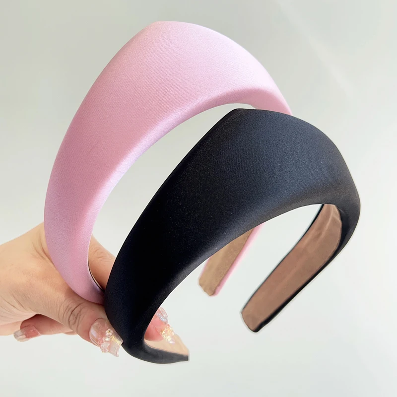 Anti-Rutsch-Samt-Haarband für Frauen, 1 Stück, breiter Rand, einfaches Stirnband für Mädchen, 2025, neues Haarspangen-Zubehör für Erwachsene