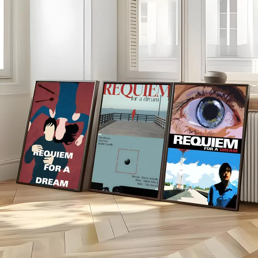 film drama R-Requiem for a Dream Poster Distinct Home Decor Concepts Chic Indoor Art Pieces