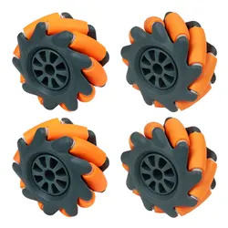 Hiwonder 65mm High Hardness Plastic Mecanum Wheel Omnidirectional with 2 Styles Couplings Compatible with TT / N20 Motors