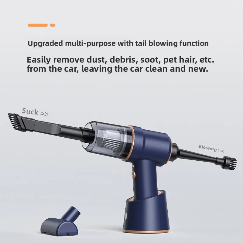 

Мощный ручной пылесос и воздуходувка для пыли, беспроводной, перезаряжаемый, компактный, для автомобиля и дома