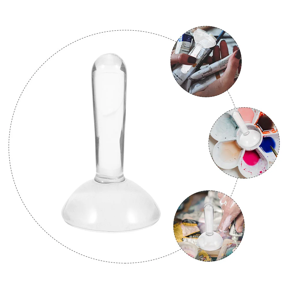 Pigment Grinding Pestle Glass Grinding Apparatus Oil Painting Glass Muller Pigment grinding rod making paint pestle