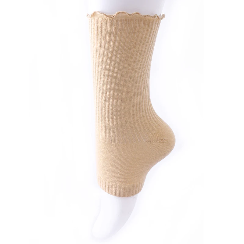 

Women's Ankle Socks Ruffled Edge Ribbed Knit Soft Comfortable Breathable Casual Daily Wear Fashion Socks For Autumn and Winter