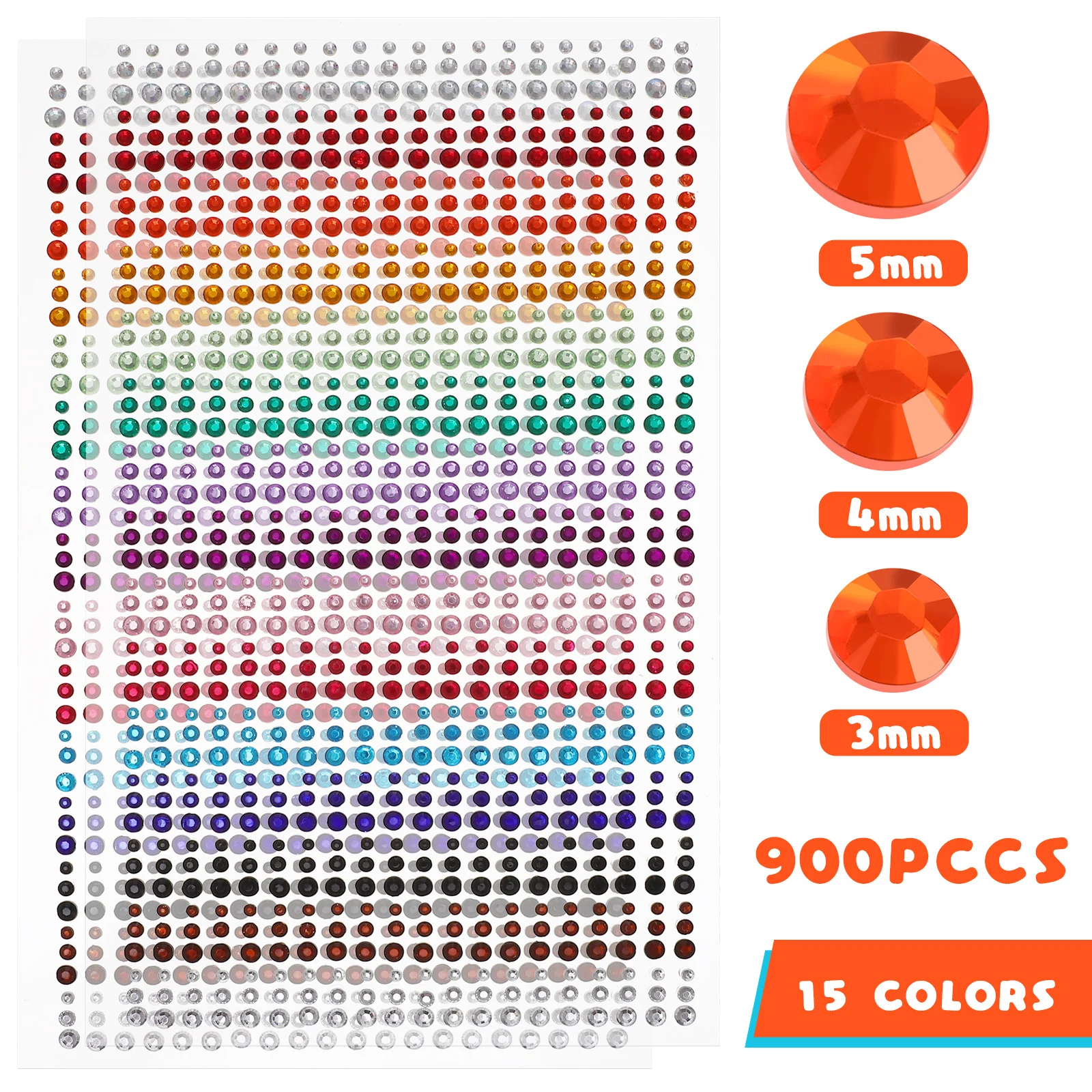 Naklejki z cyrkoniami 2 arkusze Ozdoby do makijażu na twarz Klejące rękodzieło Dekoracyjne naklejki DIY z cyrkoniami Naklejki z kamieniami Ozdoby na twarz