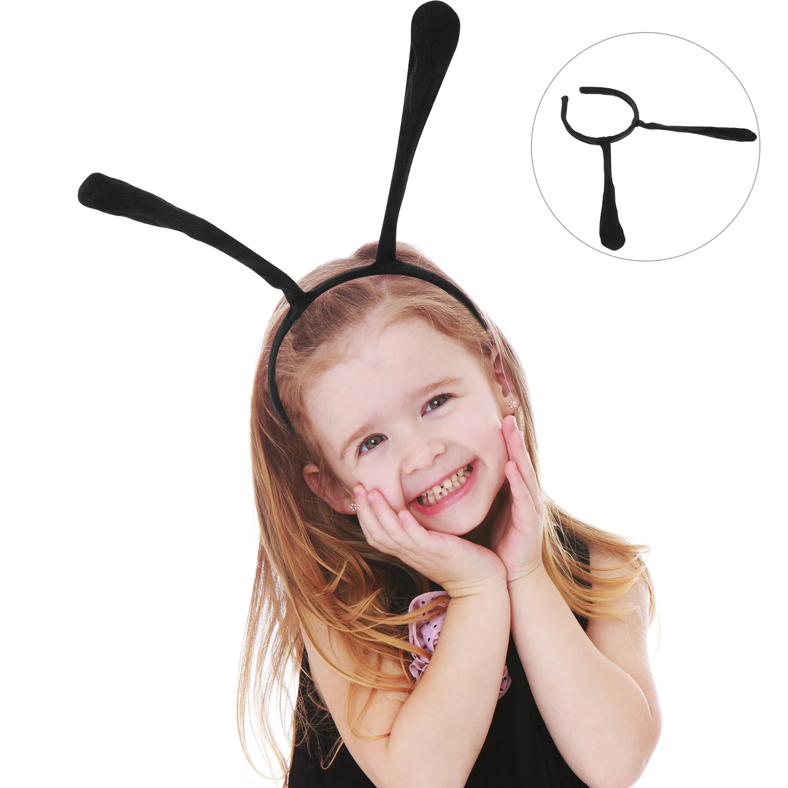 Disfraz de antena, regalos para niños, aros para el pelo, diadema, disfraces de Halloween para niñas