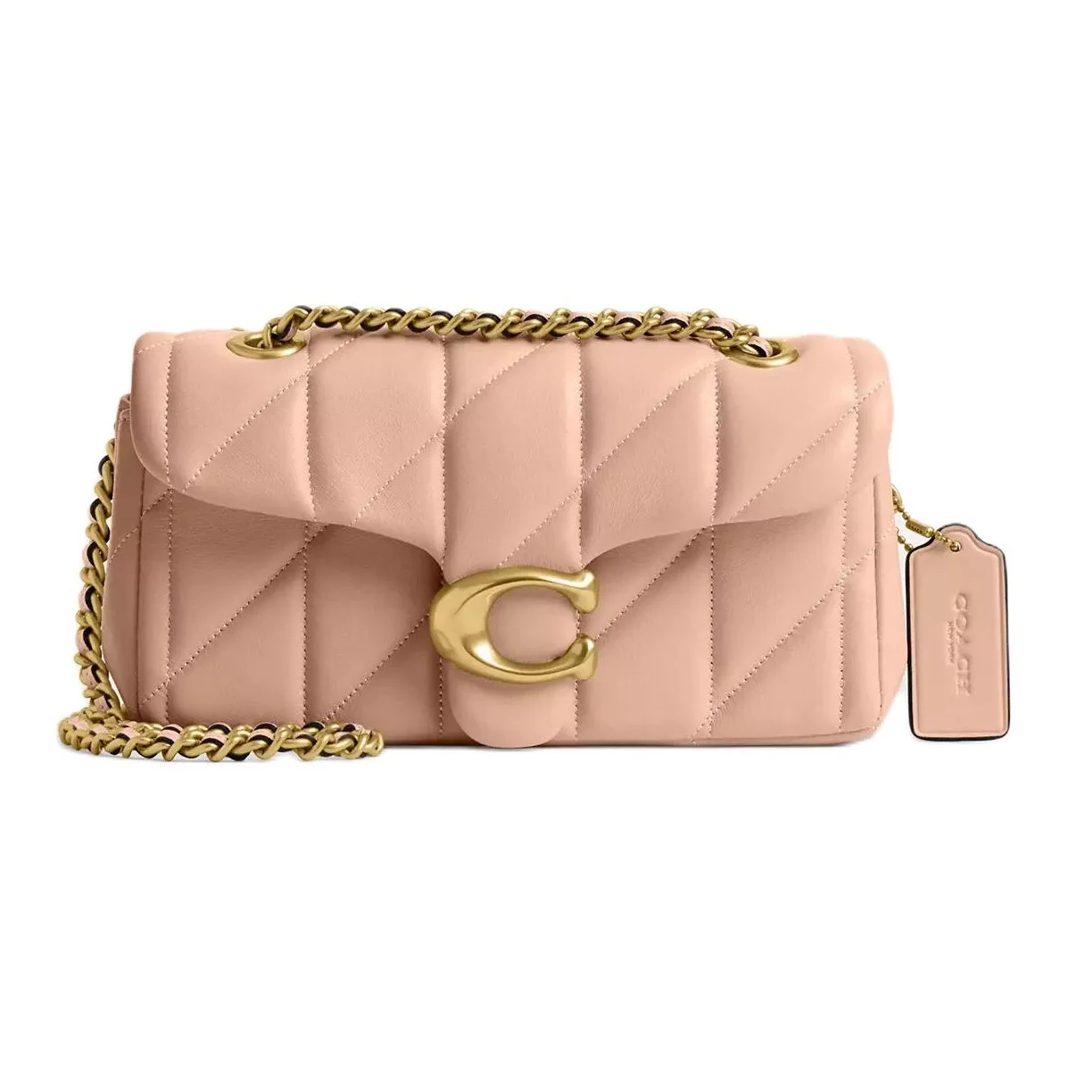 COACH Tabby Nappa Leather Pillow Bag Shoulder Bag Small Women's Light Pink CP149-B4CRM
