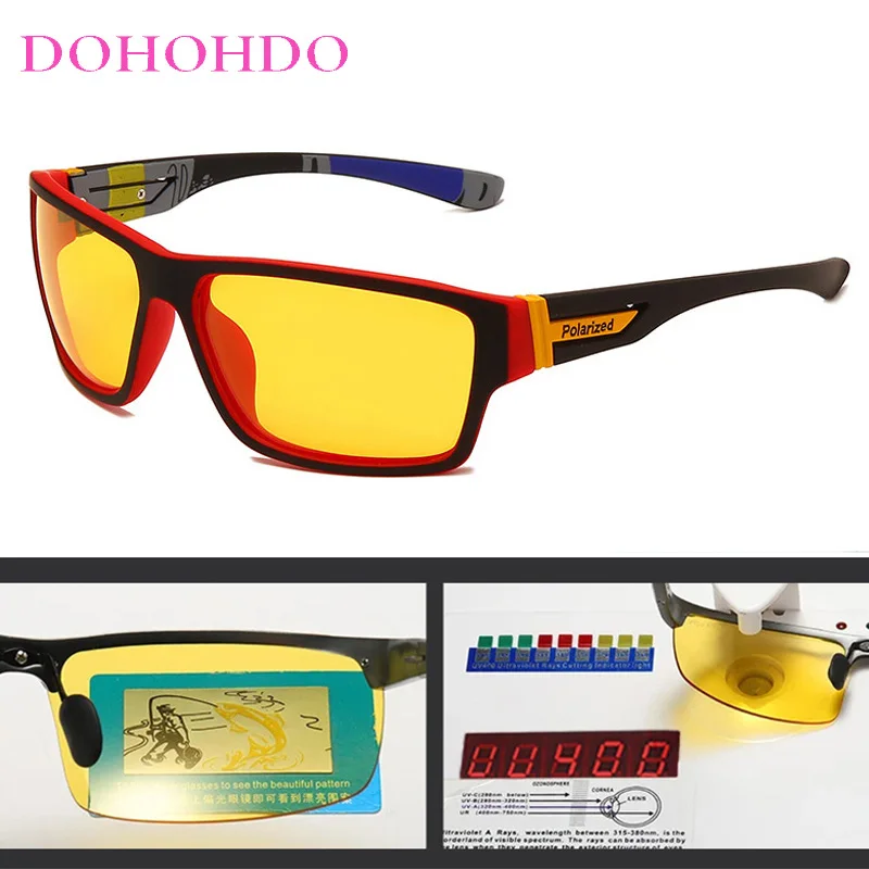 

Polarized Sports Sunglasses Women Goggles Driving Sun Glasses Man Night Vision Brand Goggles Oculos De Sol UV400 Lunette Homme
