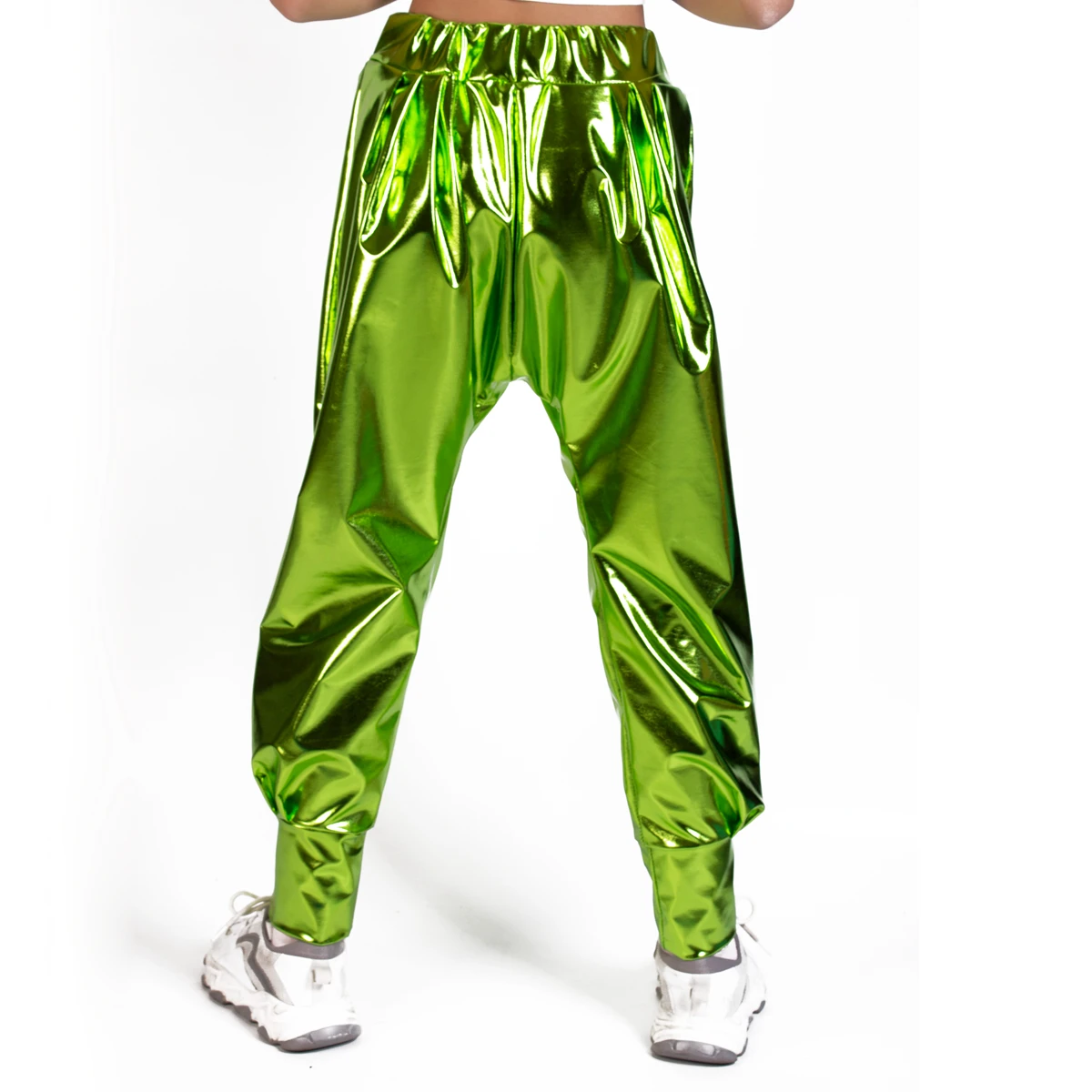 2023 New Fashion Kids Harem Hip Hop Dance Pants Children\'s Clothing Sweatpants Performance Baby Sports Light Green Trousers