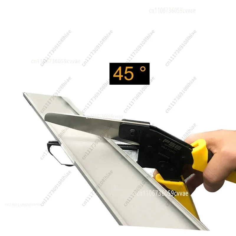 PVC Wire Slot Cutting Tool 45°/90°Multi Angle Manual Plastic Trunking Cutter PE PPR Plastic Pipe Cutting Trim Scissor VSJ-110XC