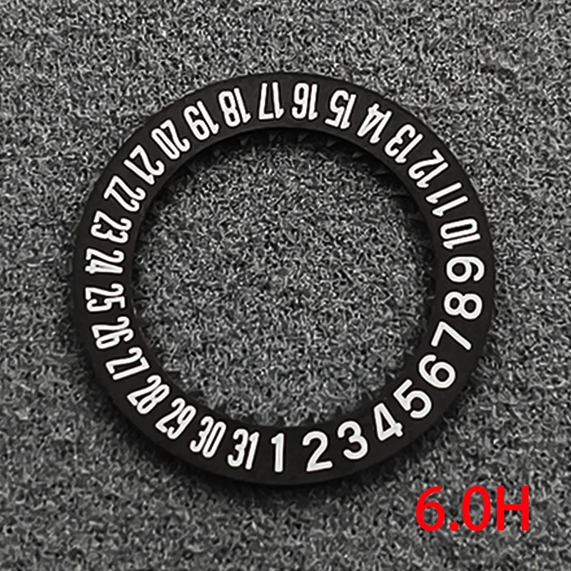 Mod NH35 Date Dial For NH35 NH36 NH34 Movement SKX007 SKX009 Red Blue Black White Automatic Mechanical Movt Day Date Dial Wheel