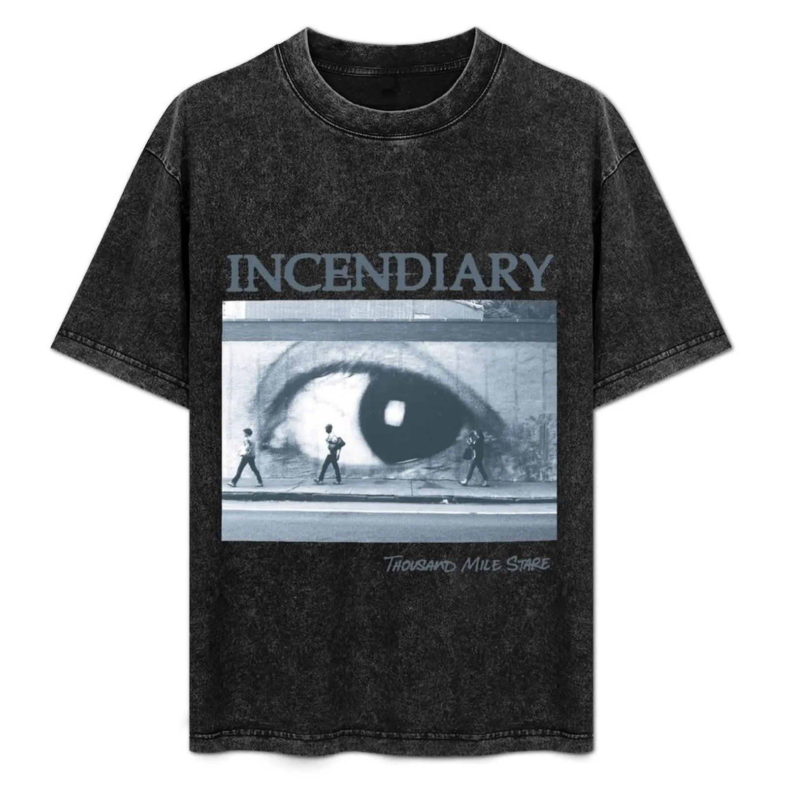 

Incendiary (Hardcore Punk Band) - Album; Thousand Mile Stare [Alternative] T-Shirt vintage summer top luxury clothes men