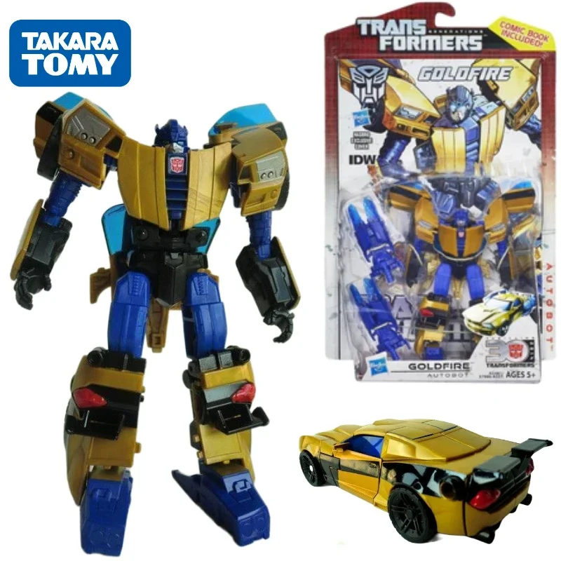 In Stock Takara Tomy Transformers G Series 30th Anniversary D Class Golden Flying Insect Robot Anime Action Model Toys Gift