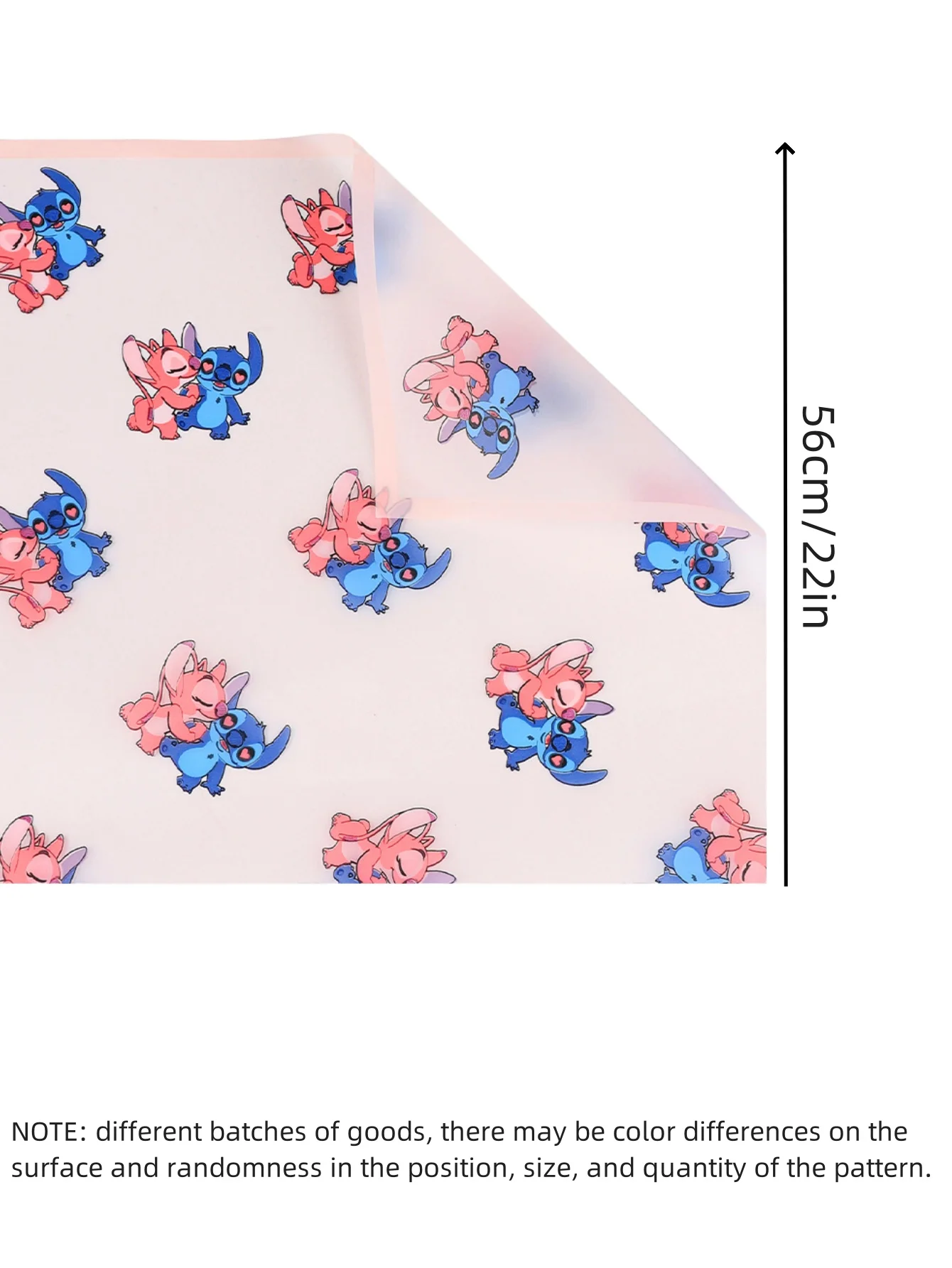 20 قطعة من ورق تغليف الكرتون الغرزة والملاك تصميم أزرق وردي لامع مثالي لتغليف الهدايا الاحتفالية لزينة الزهور #2