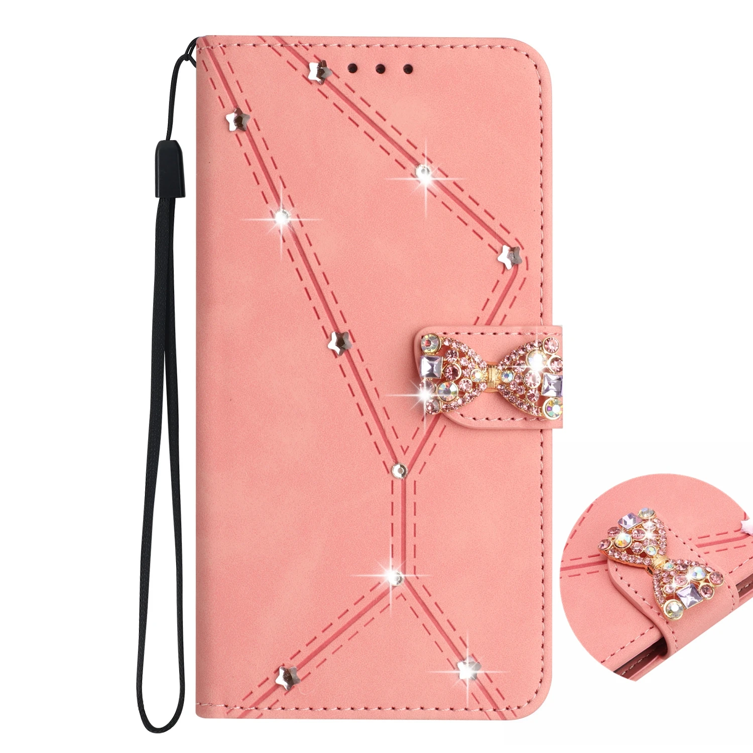 Rhineston Wallet Ca…