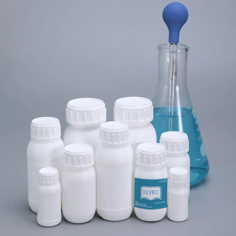 1PCS 250ML 500ML 1000ML Empty Round  Pesticide Bottle with Lid Chemical reagent bottle Refillable Container