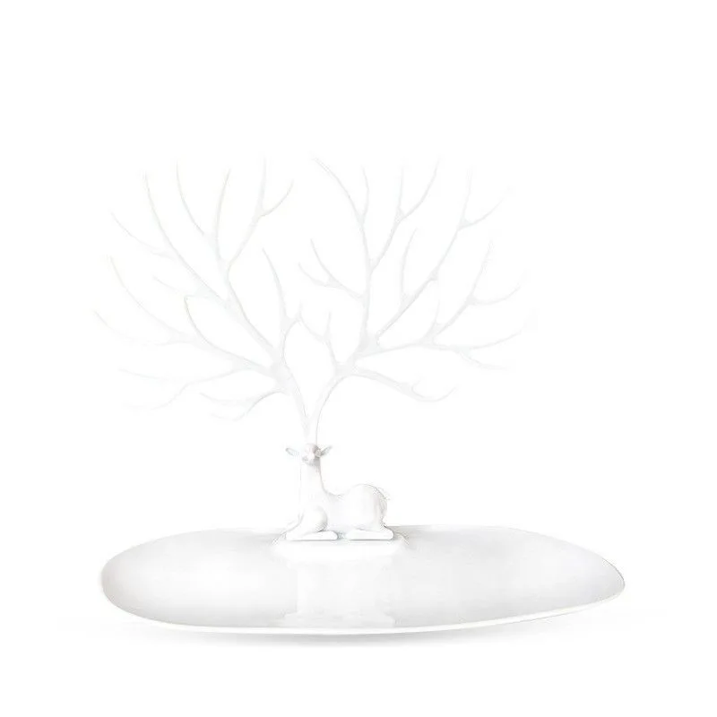 Creative Jewelry Jewelry Antler Display Stand Shape Popular Storage Jewelry Stand White Deer Display Stand Guka Display Stand