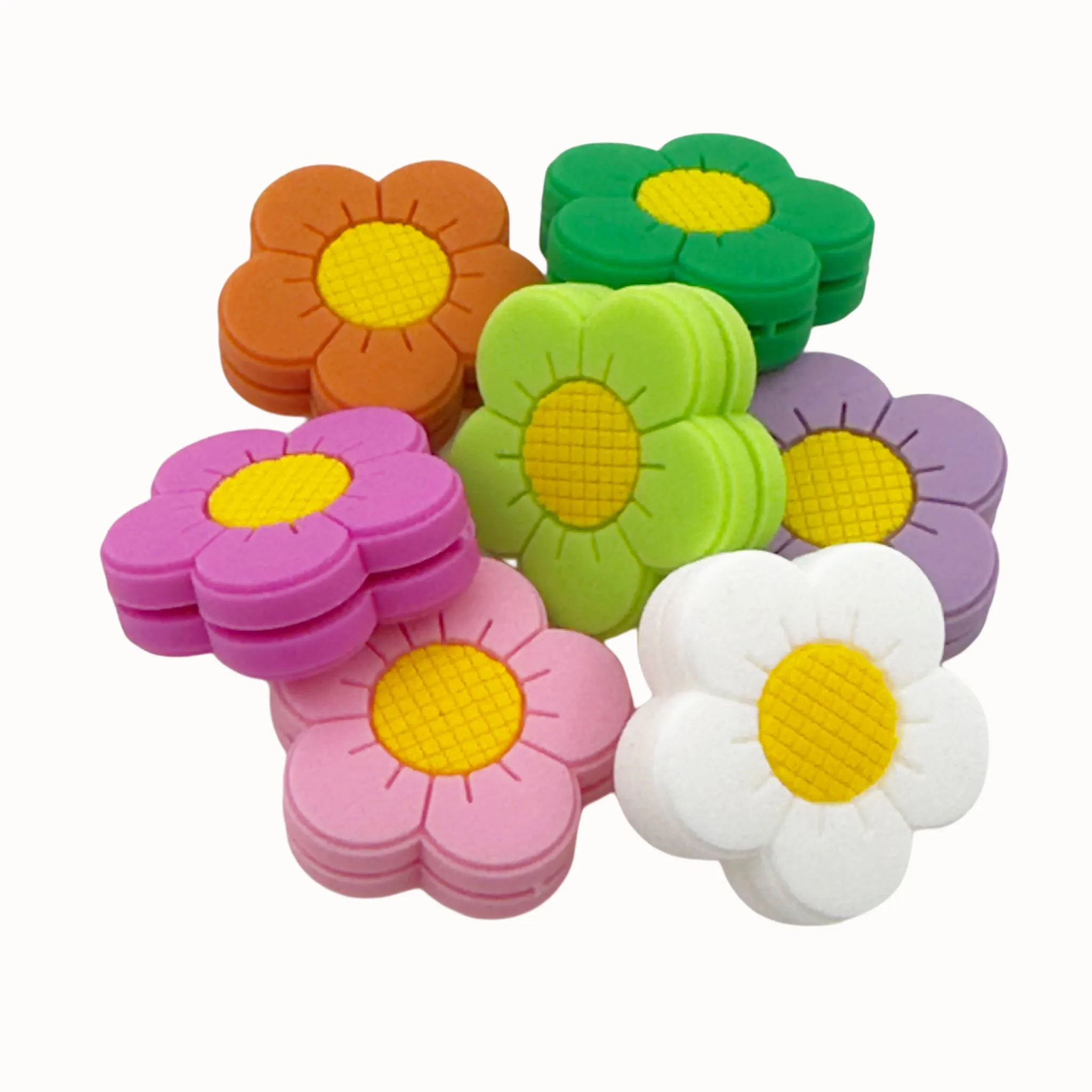 

50 Pcs Flower Tennis Racket Dampener Tennis Shock Absorber Tennis Accessories Tennis Gifts