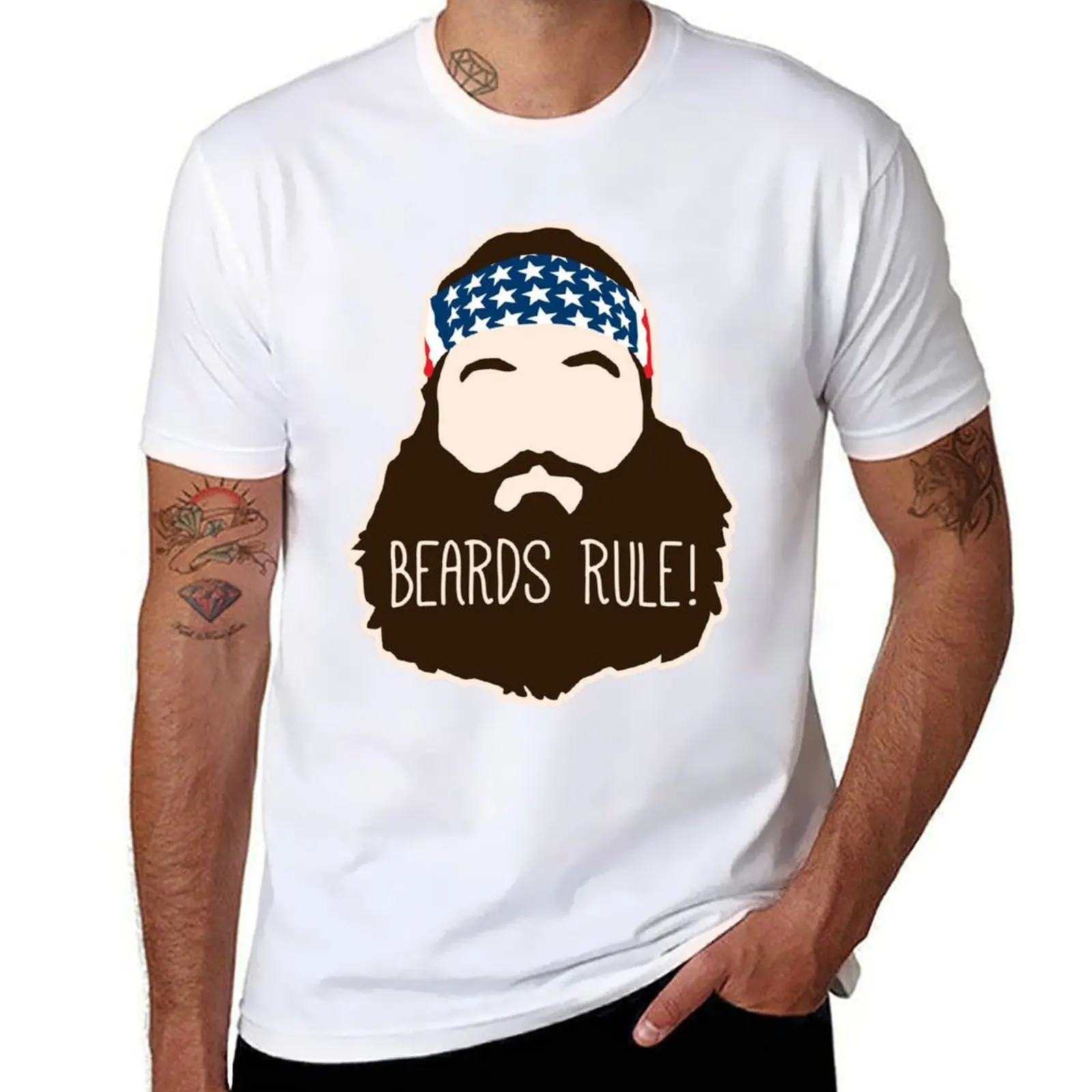 

Beards Rule T-Shirt essential t shirt man t shirt cotton t shirt man luxury T-shirt