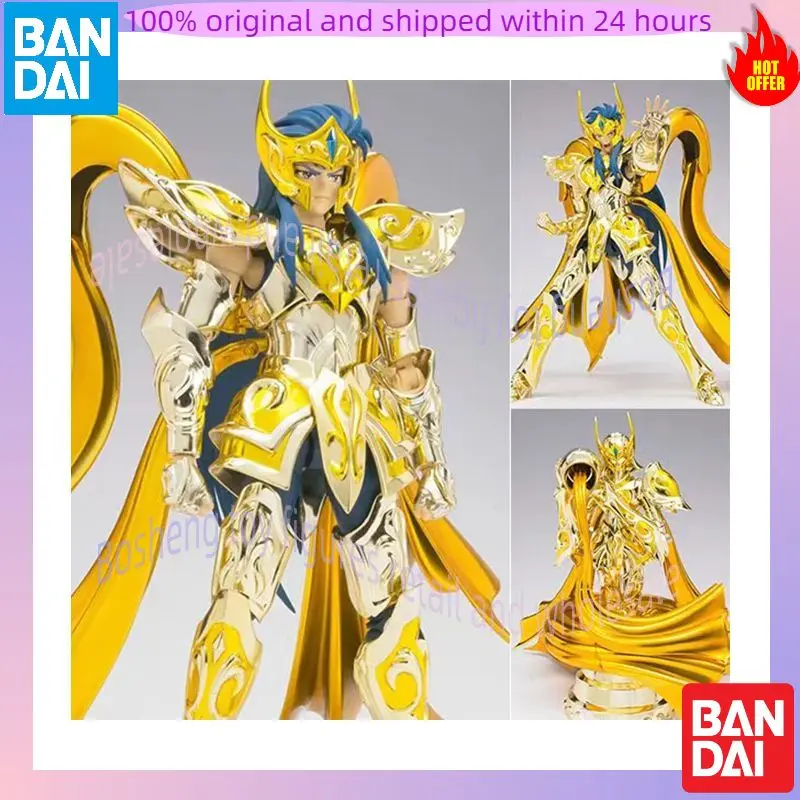 Original BANDAI Saint Cloth Myth EX Aquarius Camus God Cloth Saint Seiya Soul Of Gold In Stock Anime Figures Model Toys