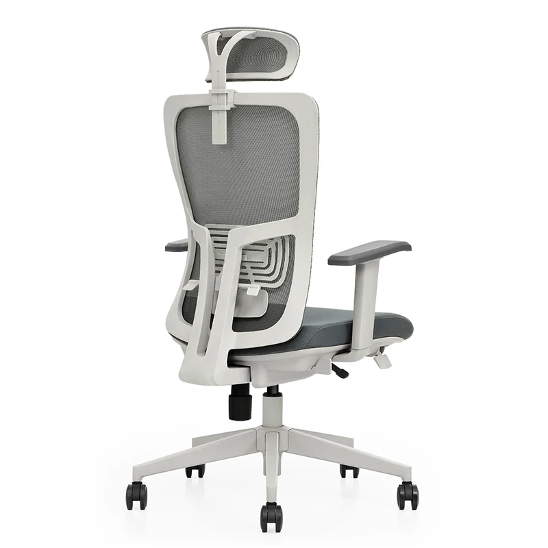 Chaise de bureau confortable à roulettes pivotantes, ergonomique, en tissu maillé, réglable en hauteur, style exécutif, disponible