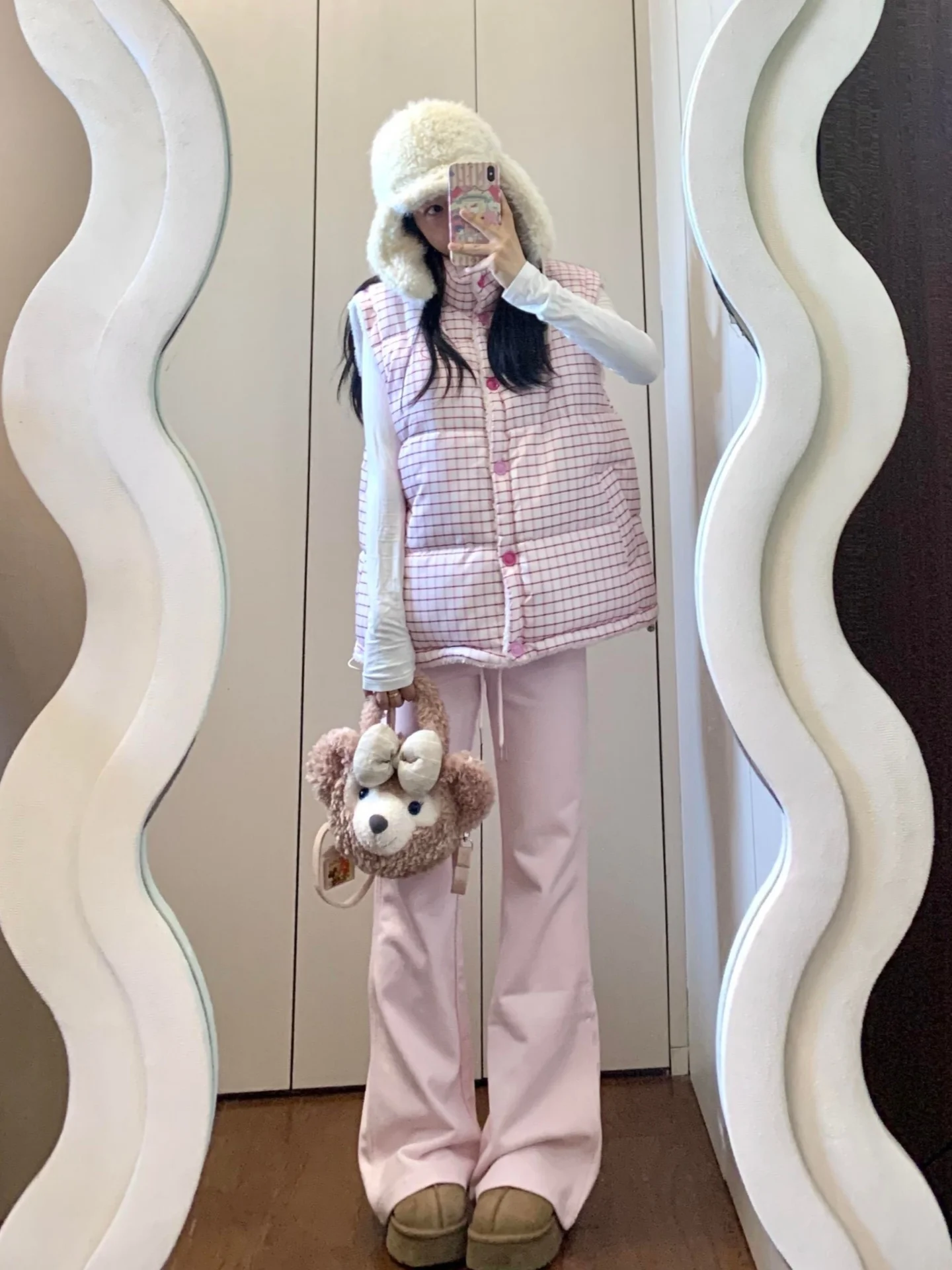 로우 웨이스트 플레어 요가 팬츠 여성용 루즈 드레이프 캐주얼 워킹 트라우저 가을 시즌 하이 라이즈 버전 플러스 사이즈 핑크