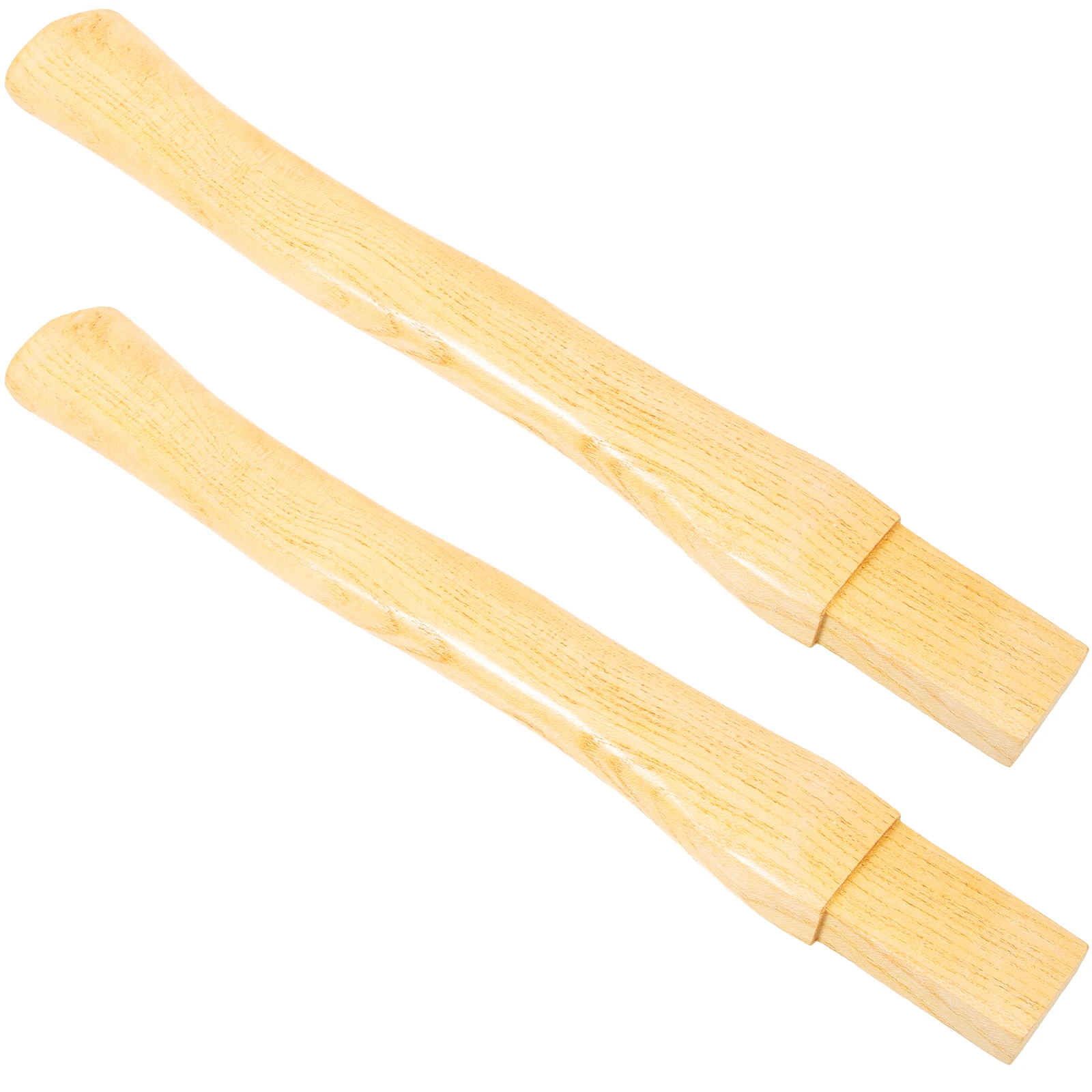 

2pcs Wooden Replacement Sturdy Non-Skid For Repair Hatchet Replacement Grip Wood Handle For Axe Handle Replacements Wood Axe
