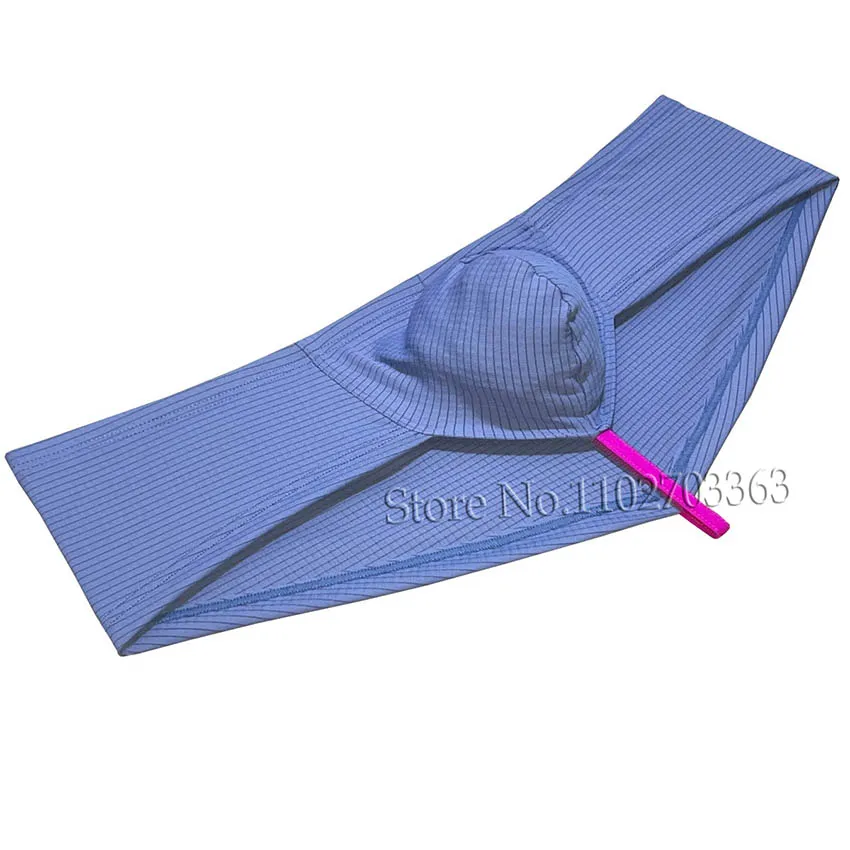 Men's Solid Boxershorts Bikini Briefs Underwear Sexy Male Thong Bulge Pouch Comfortable Sissy Panties Micro Bottoms 1/2 Buttocks