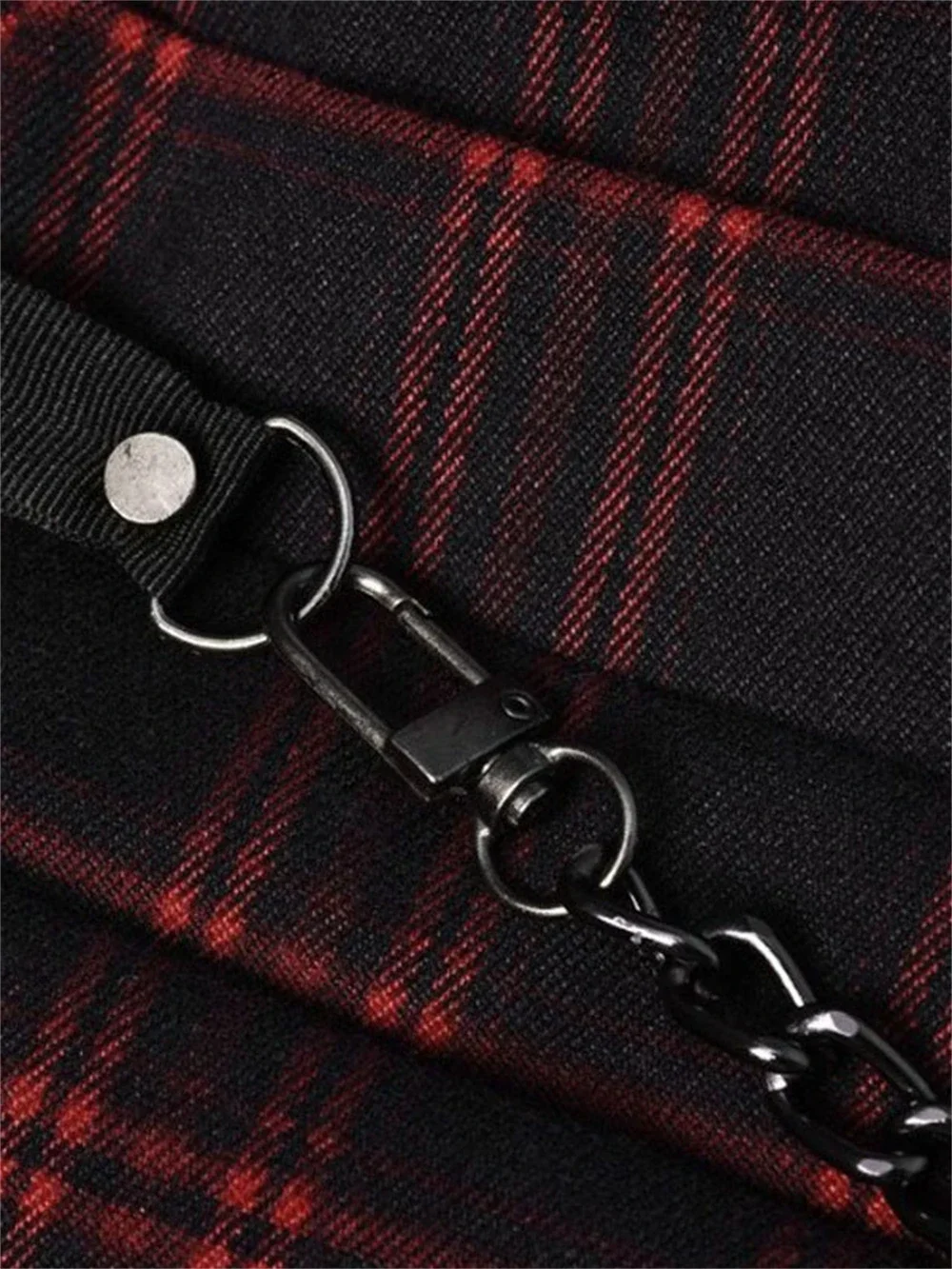 Abito scozzese Lolita gotico Mini Jurken Emo Strap Y2K Egirl Punk Abiti a pieghe 2025 Streetwear Vestido Feminino sdffdfs2