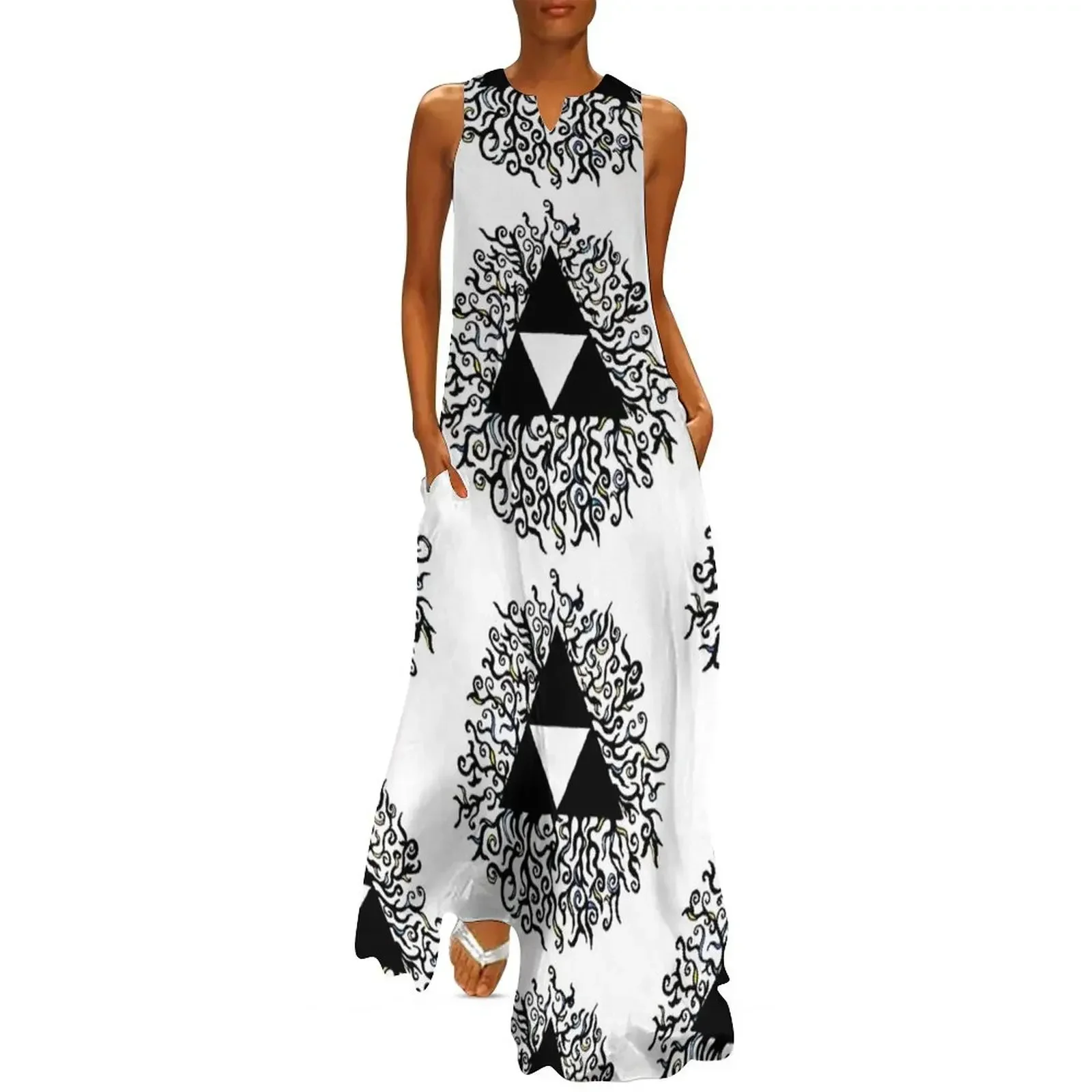 

Triforce Overgrowth Long Dress dress party evening elegant luxury celebrity Dress vintage summer daily