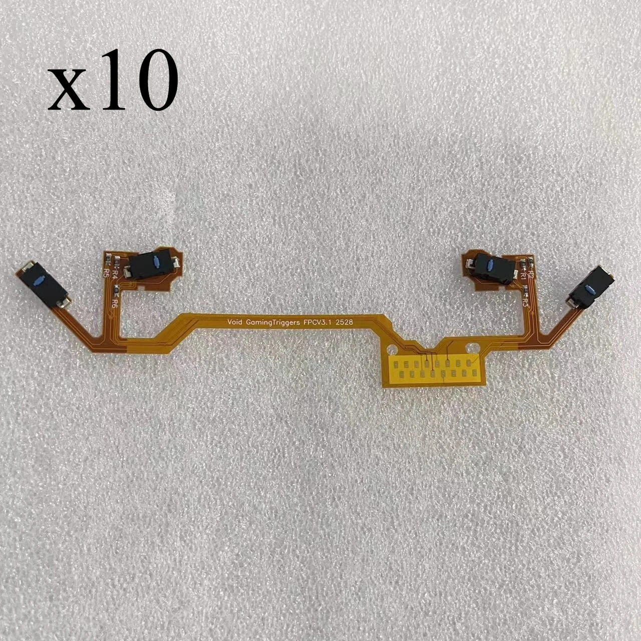 10PCS FOR PS5 Grip Ds5 Modified Micromotion Trigger Button Shooting Gamepad Upgrade Bdm030  FPC Flex Cable with Switches