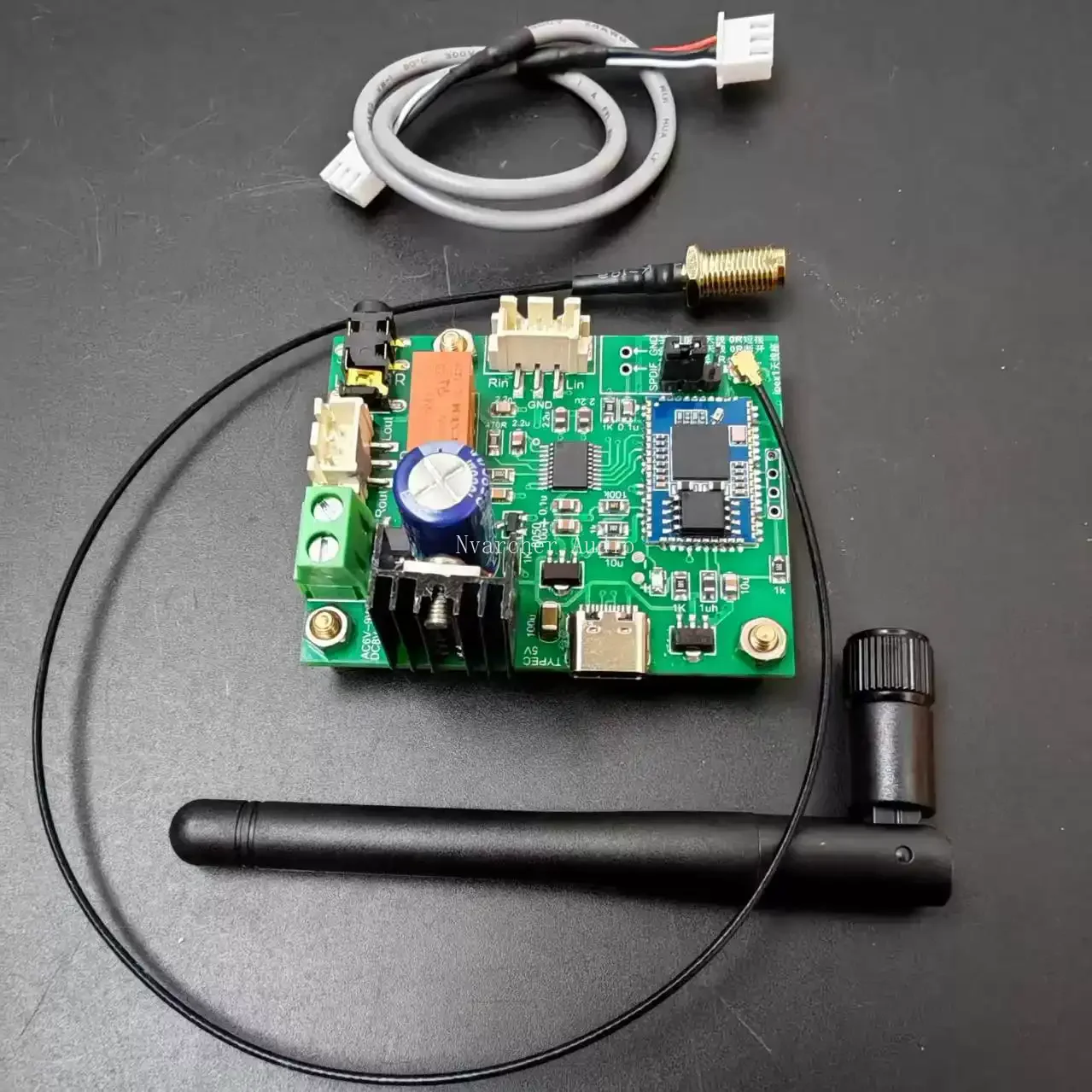 

Модуль Bluetooth-приемника NVARCHER версии 5.4 с поддержкой lossless-аудио, плата декодера Bluetooth QCC3084