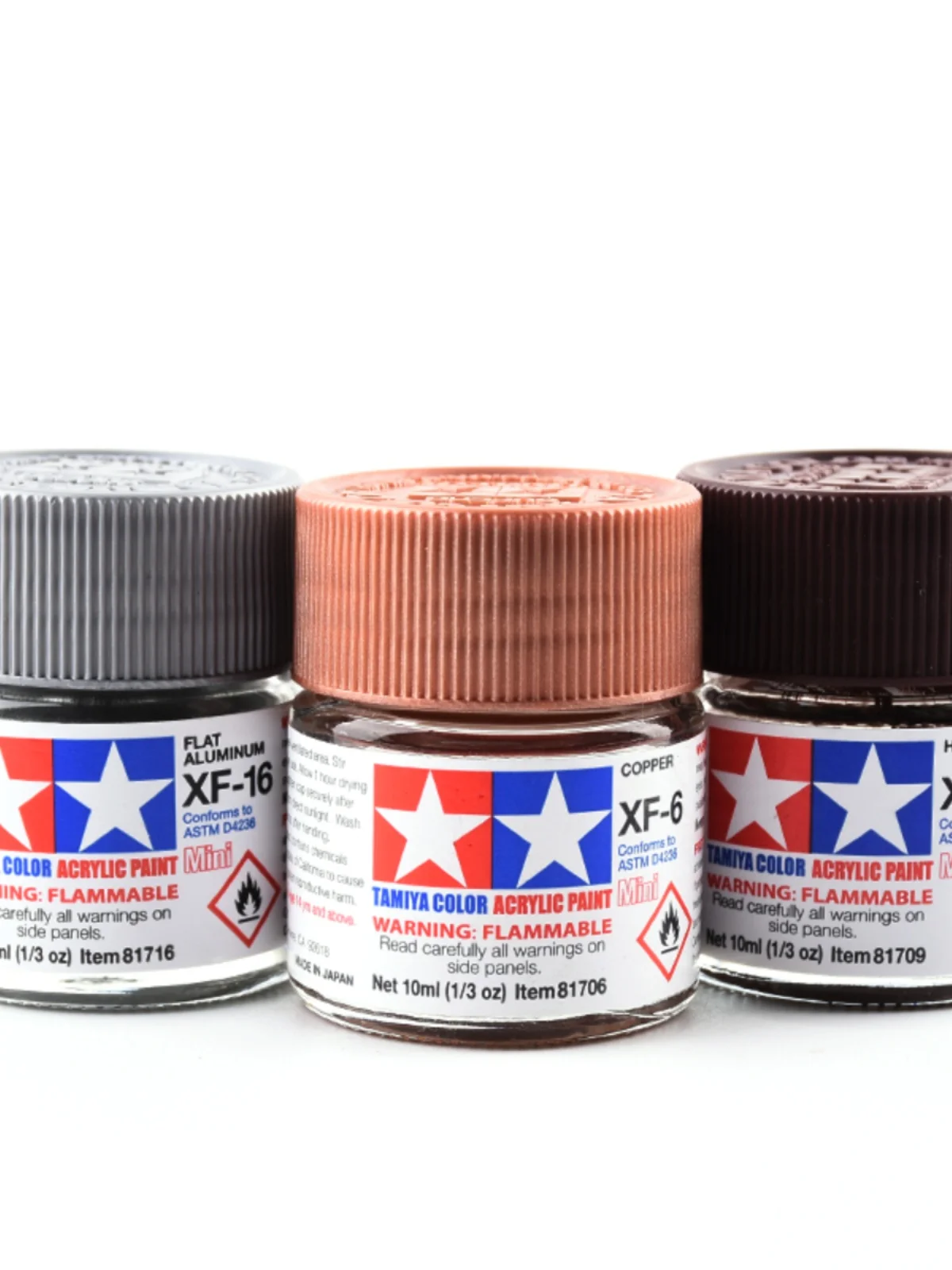 TAMIYA акриловая краска XF25-XF68 Flat/матовые цвета 10 мл