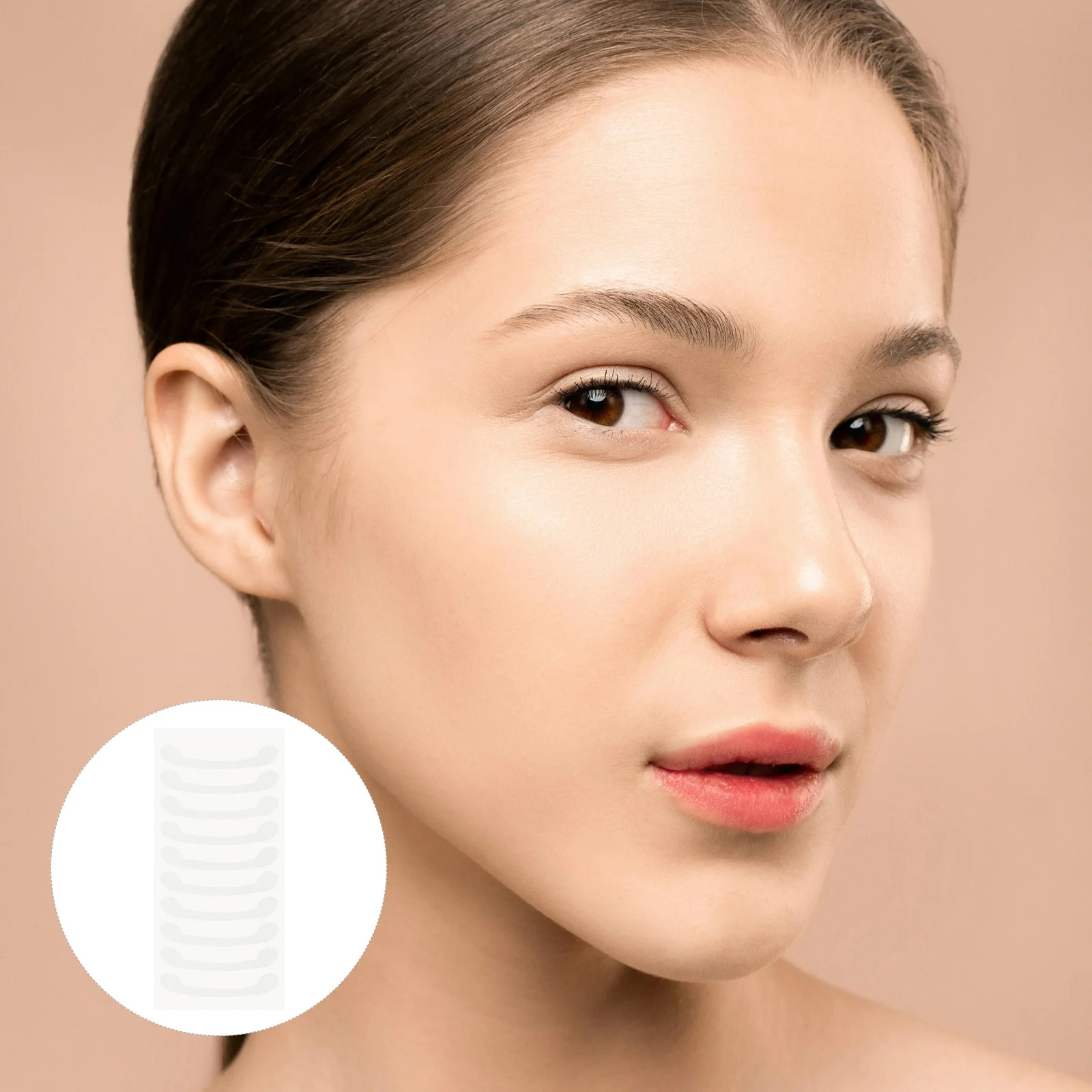 

500pcs Beauty Nose Patches Elastic Self-Adhesive Dumbbell Shape For Nasal Wing Reshaping Invisible Breathable Contouring Strips