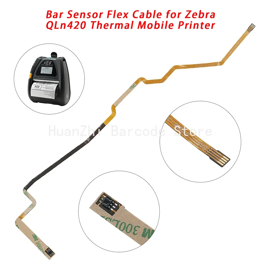 

5pcs Bar Sensor Flex Cable for QLn420 Thermal Mobile Printer,P/N:P1093110