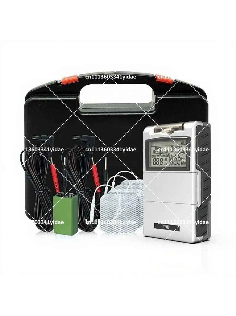 2nd Edition Digital TENS Unit with Accessories Non-Invasive Pain Relief Therapy Handheld Device for Muscle Stimulation