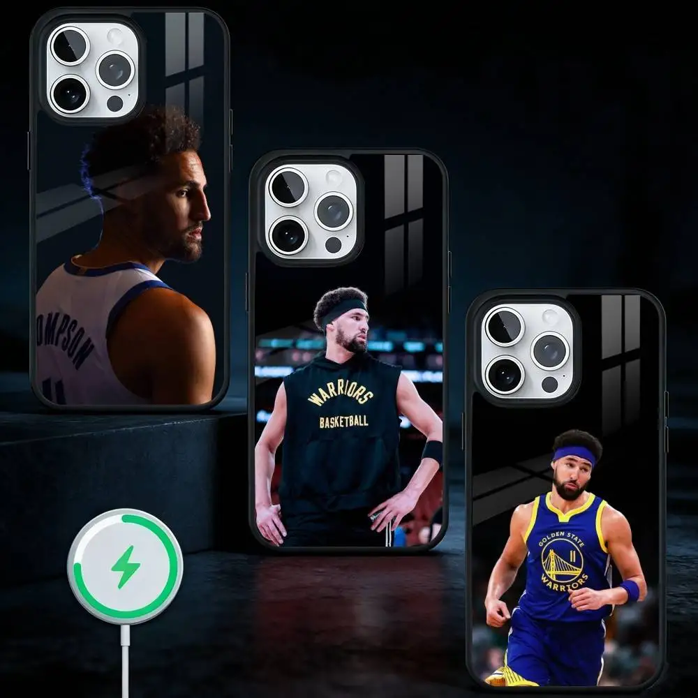 

K-Klay Thompson 11 Phone Case For iPhone17,16,15,14,13 Plus,Pro Max Magnetic For Magsafe Wireless Charging