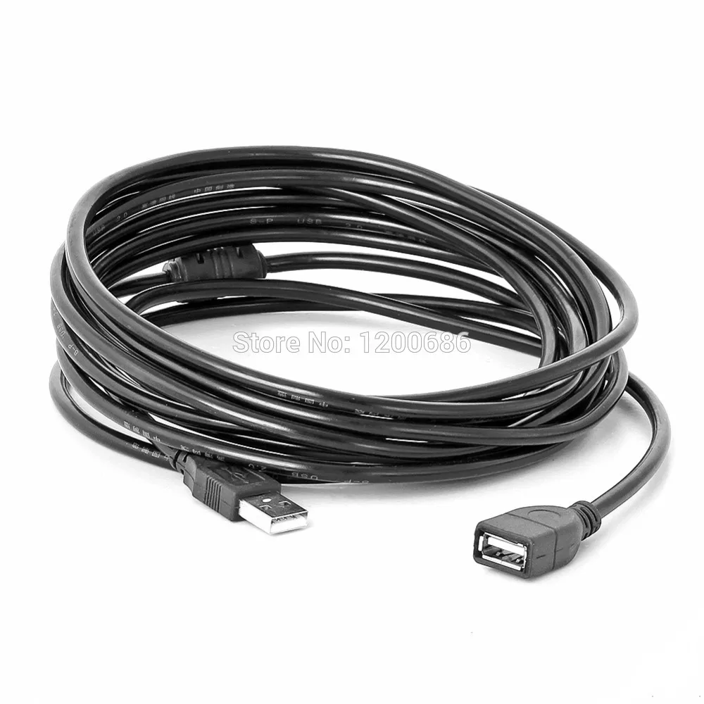 

5M 16FT /10M 33FT USB 2.0 A Male to 2.0 A Female Active Extension Repeater Amplifier Adapter Cable For Laptop PC Kinect PS3