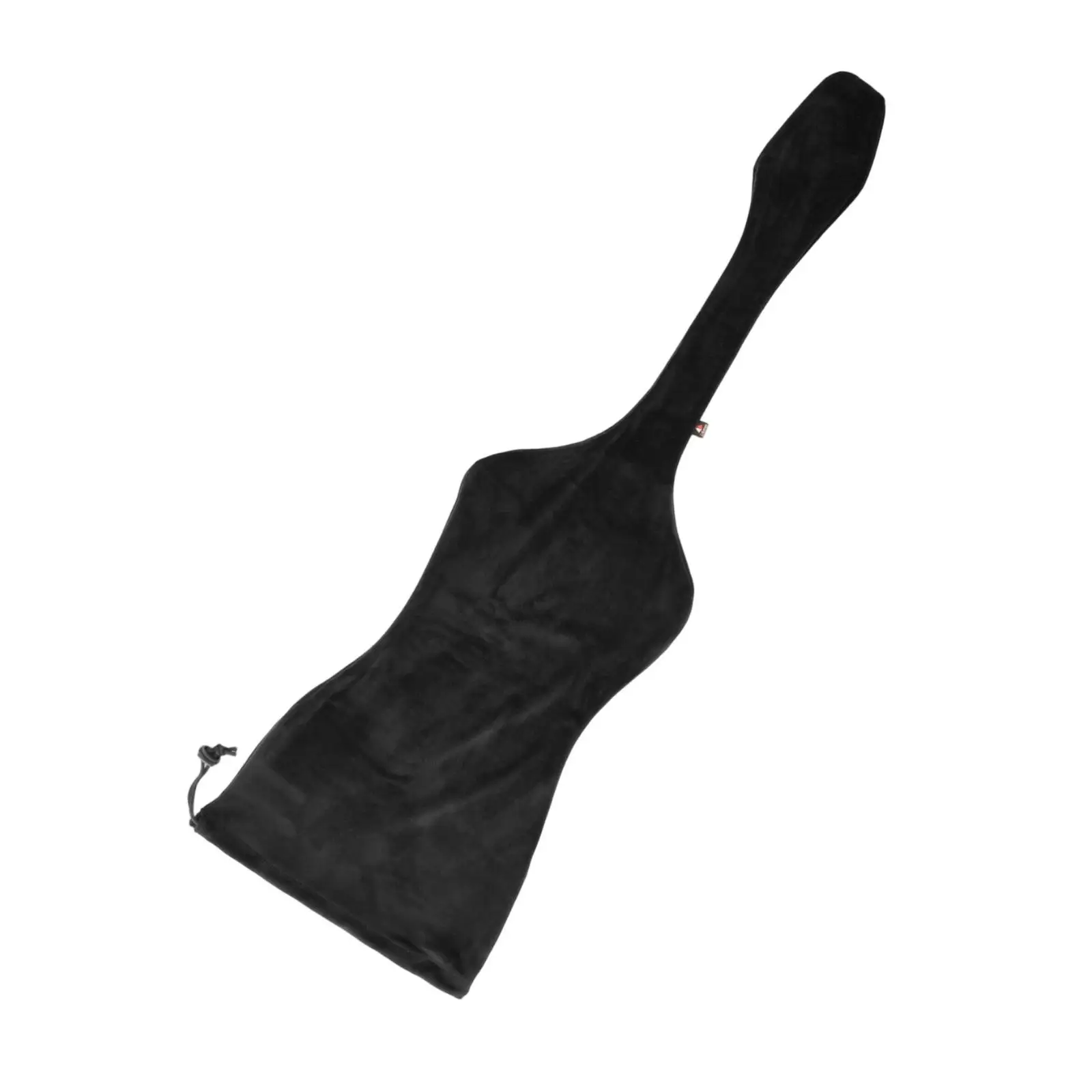 39in Electric Guitar Dustproof Wrap Accessories Stretchable Machine Washable Soft Fleece Protection 95x28cm Portable Black