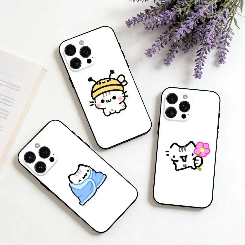 

M-Madelyn C-Cline For iPhone 16,15,14,13,12,11,XS,XR,X,8,7,Pro,Max,Plus,mini Silicone Black Cover
