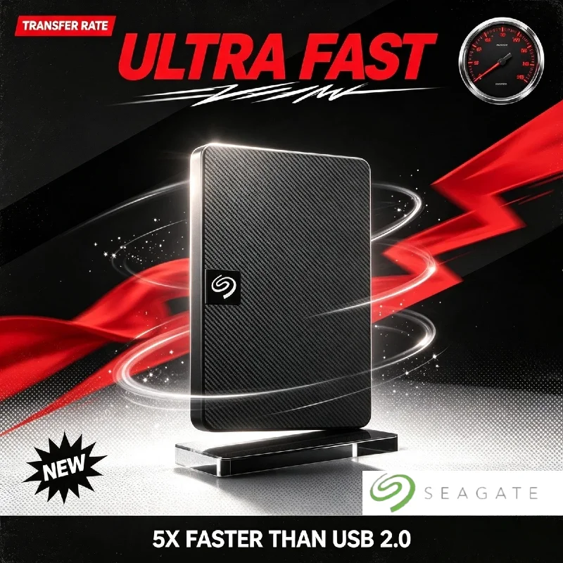 For Seagate High Speed USB 3.0 External Hard Drive 2.5 Inch Portable HDD 500GB 1TB Extended Storage for Laptop Desktop Pro