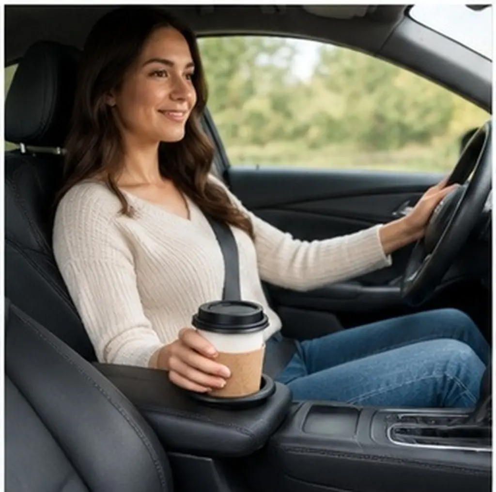 Plastic Replacement Black ABS Cup Holder Insert for Sofa Recliner Car Poker Table Spill Protection Plastic Cup Holder