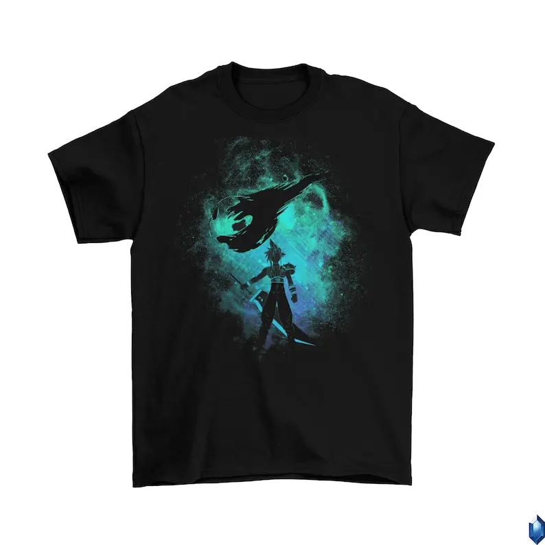 Final Fantasy 7 Cloud T-Shirt Unisex Cotton Adult Sizes Funny FF7 VII Game 2022