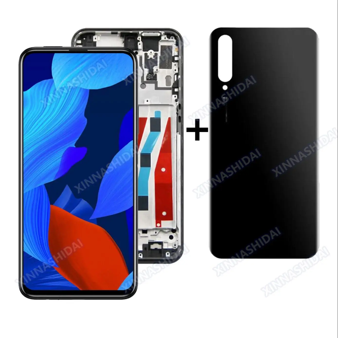 6.59\'\' New For Huawei Y9S Y9 s LCD Display Touch Screen Digitizer with frame DisplayFor Huawei P Smart Pro 2019 Disy Replacement