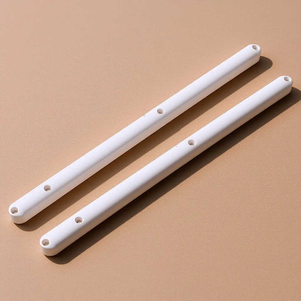 2Pcs Low Noise Plastic Drawer Slides Easy Installation 12 Inch Side Mount Drawer Rails for Kitchen Cabinet Dresser Wardrobe Use