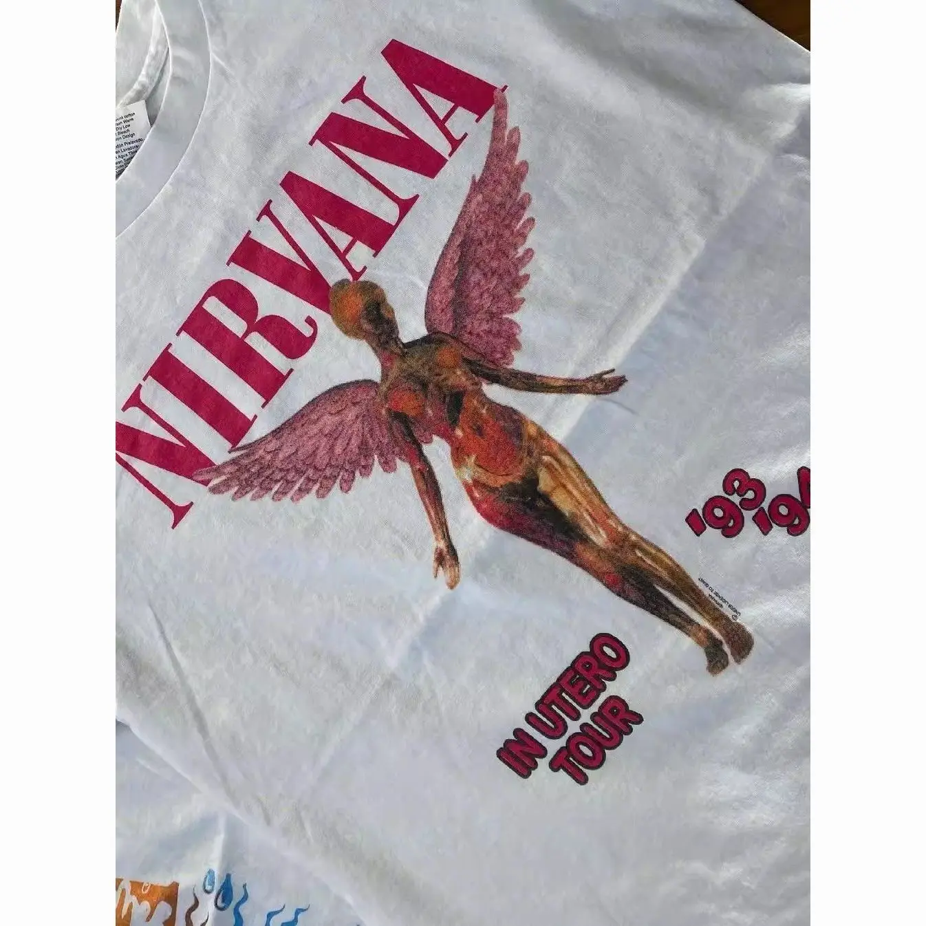 2026 new Round-neck cotton T-shirt with Nirvana 