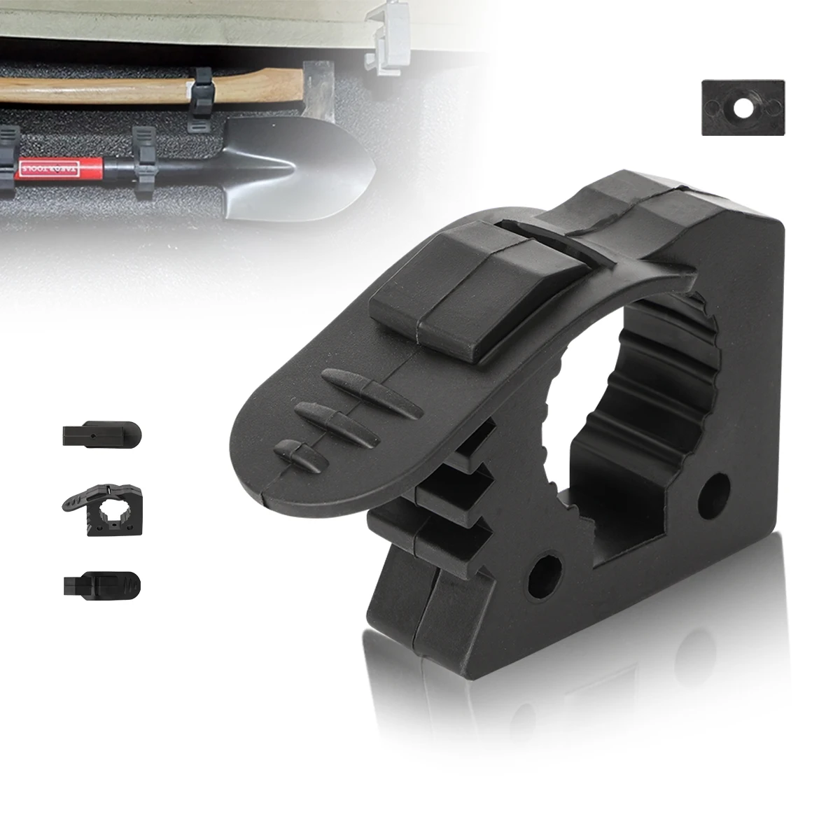 Tool & Equipment Quick Fist Clamp Mounting Set,Shovel Mount For Roof Rack For Auto, Offroad, ATV, UTV, Truck, Trailer, RV, Boat view 3