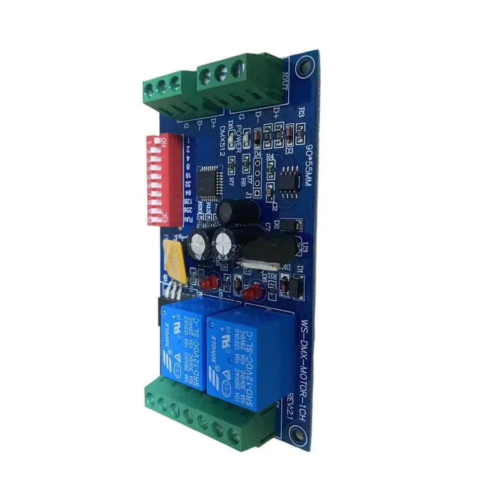 

DMX512 Motor Speed Controller DC6V-36V Speed Adjustable with Forward Reverse And Limit Function for Regulating Motor Speed