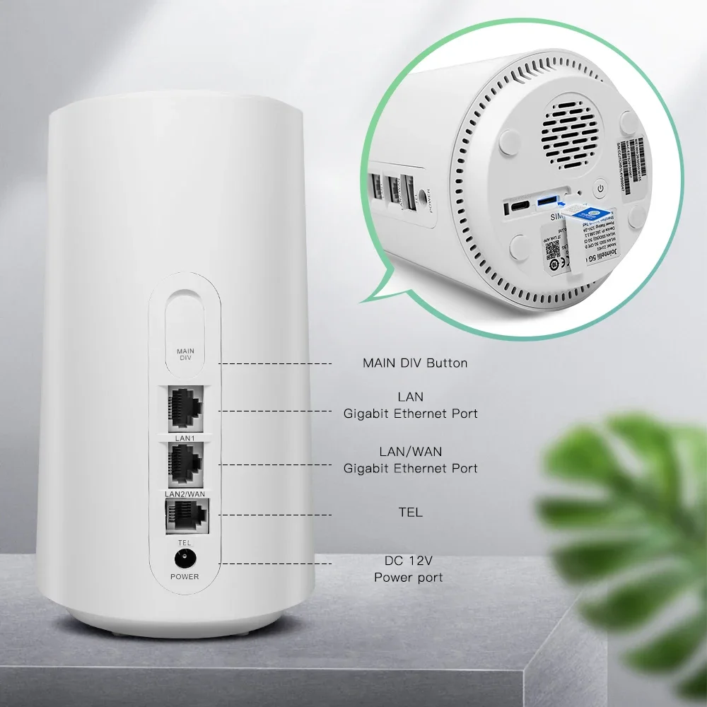 EDUP جيجابت واي فاي 6 AX1800 واي فاي راوتر لاسلكي 4G LTE CPE مودم 5G راوتر مع فتحة لبطاقة Sim