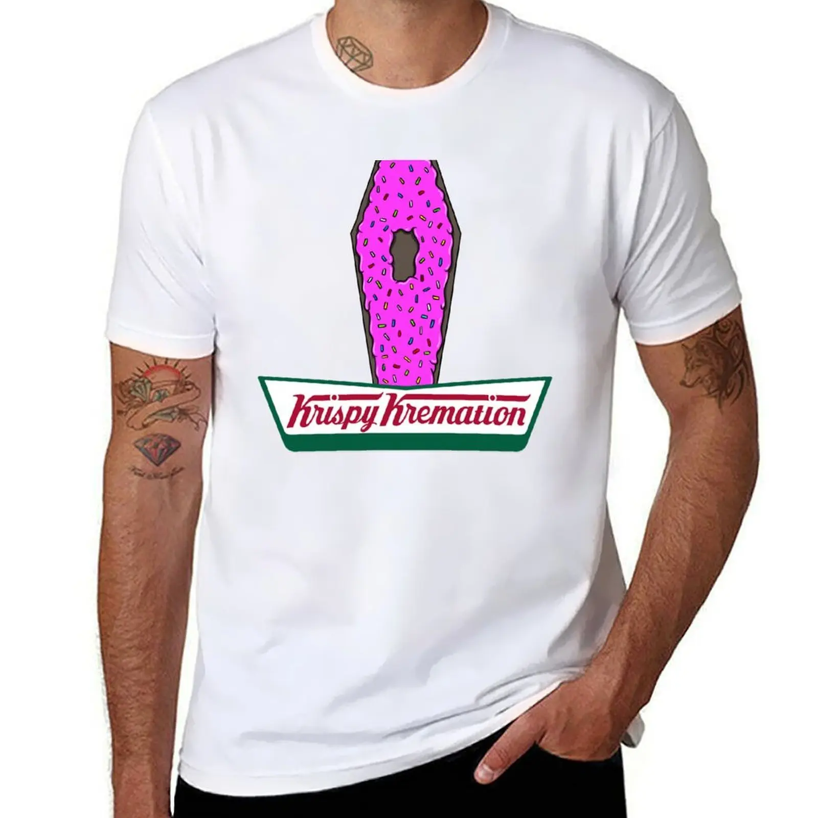 

Krispy Kremation T-Shirt essential t shirt t shirts for man cotton soft T-Shirt